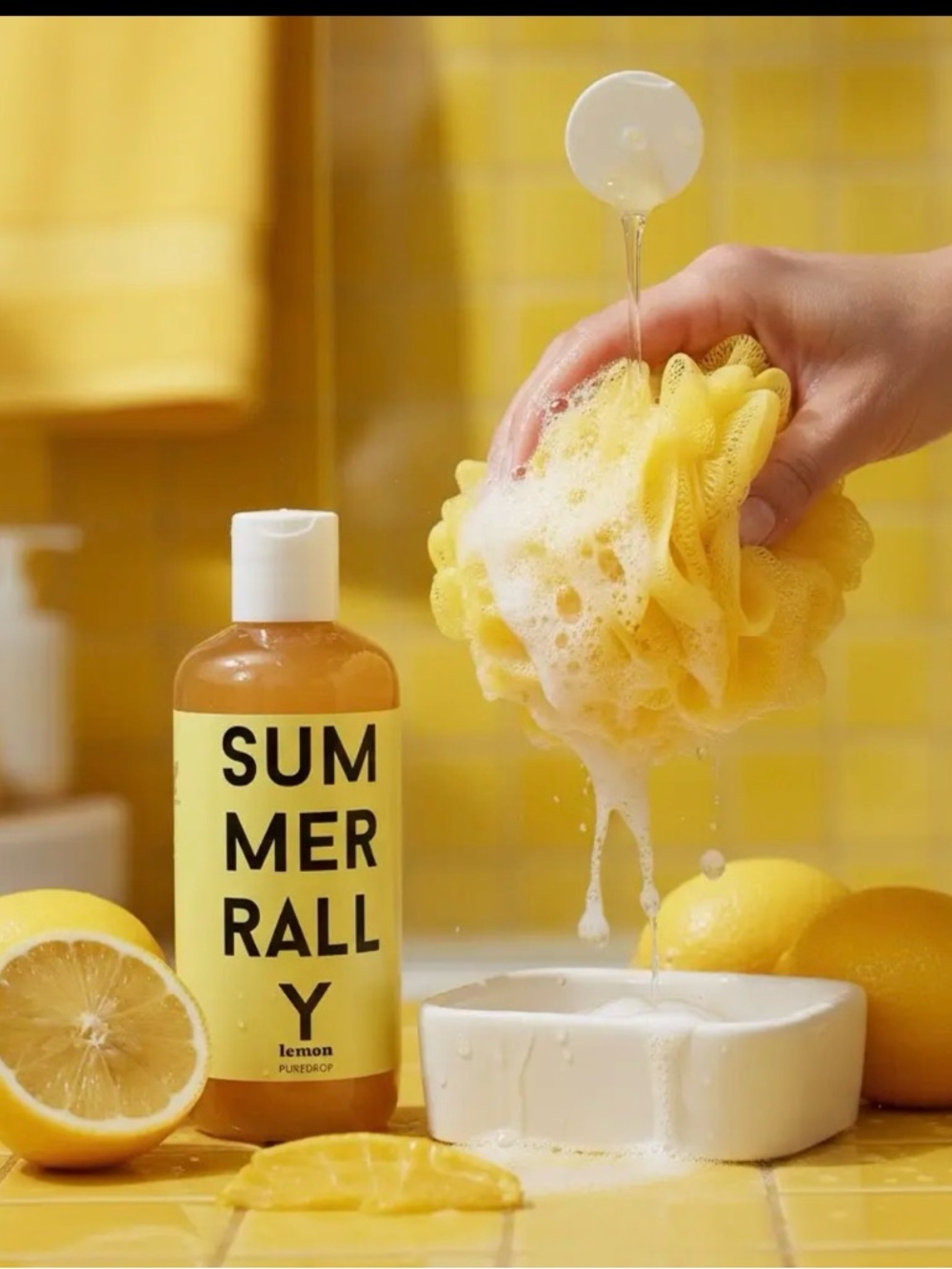 Pure‎ Drop Summer Rally Lemon Body Soap, Body Wash, Shower Gel 10 Oz Sealed